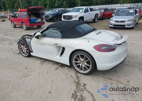 2015 Porsche Boxster из США, поврежденный, VIN WP0CA2A80FS120405